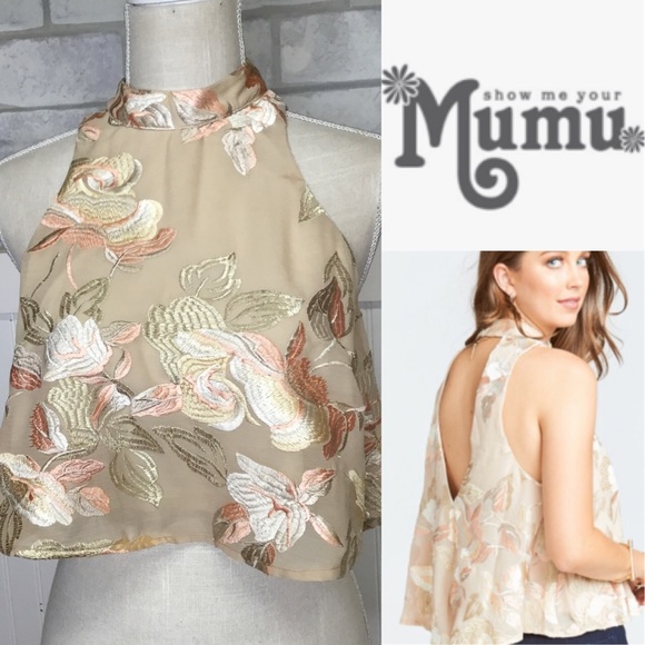 Show Me Your MuMu Tops - Show me your MuMu  floral crop top